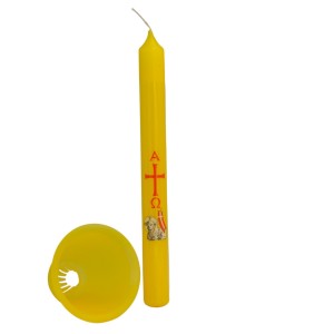 Świeca wielkanocna – symbol Zmartwychwstania i nadziei