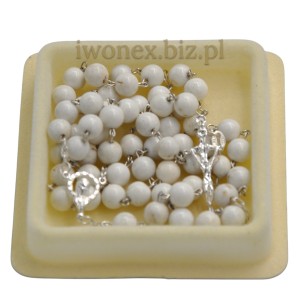 Różaniec z magnezytu i srebrem – piękny prezent na każdą okazję