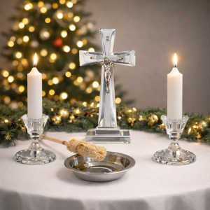 Komplet kolędowy kryształowy – elegancja i blask wiary