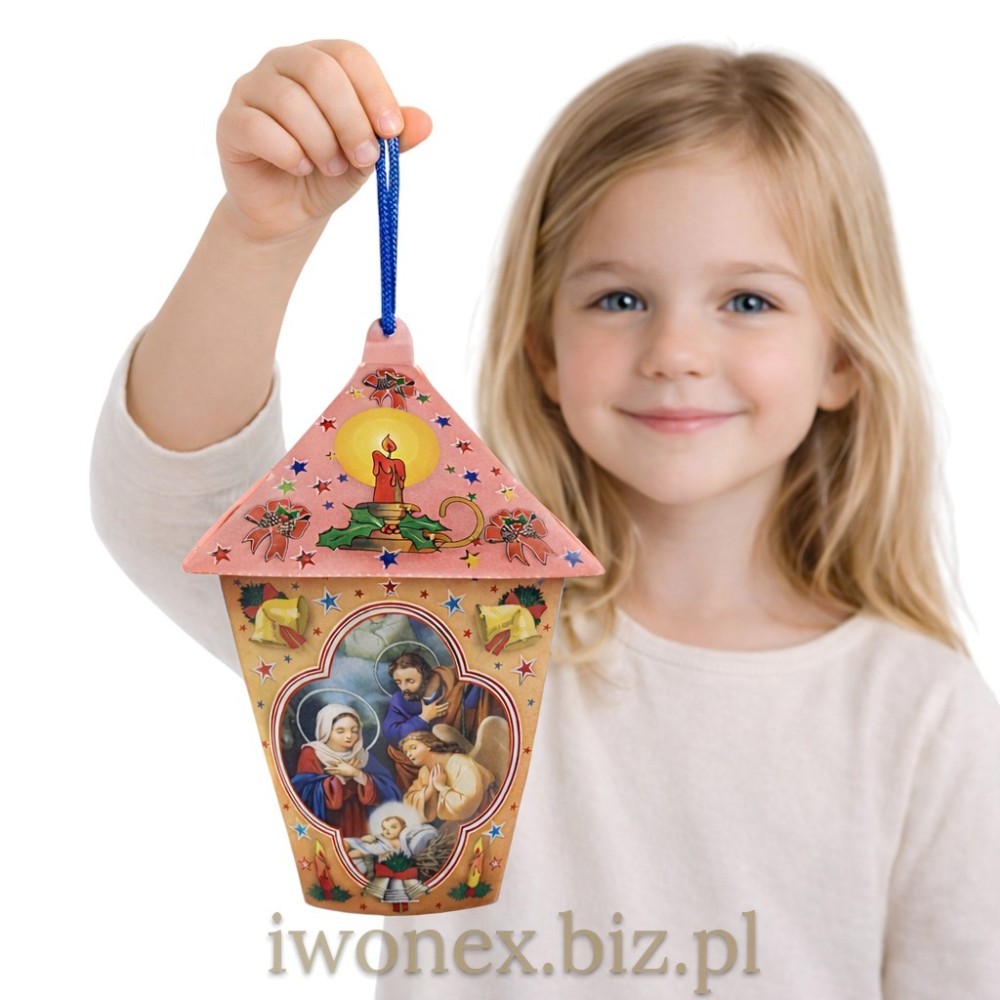 "Lampion Adwentowy Niebieski - Symbol Światła i Nadziei w Okresie Adwentu"