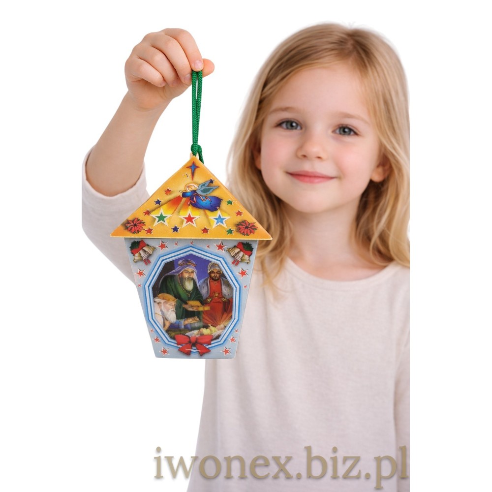 "Lampion Adwentowy Niebieski - Symbol Światła i Nadziei w Okresie Adwentu"