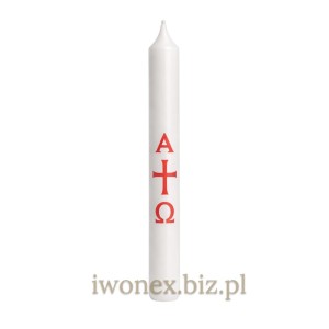 Wielkanocny paschalik z okapnikiem - świeca