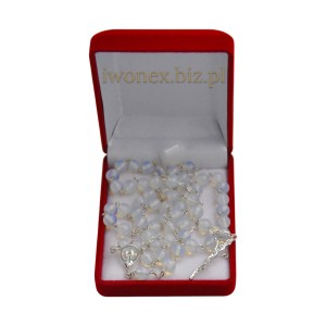 Różaniec z opalu na srebrze – duchowość w szlachetnej formie