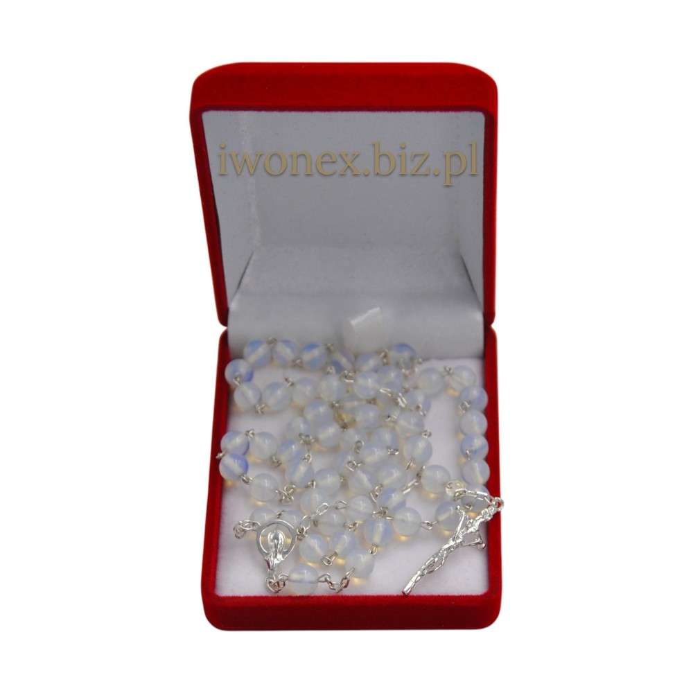 Różaniec z opalu na srebrze – duchowość w szlachetnej formie