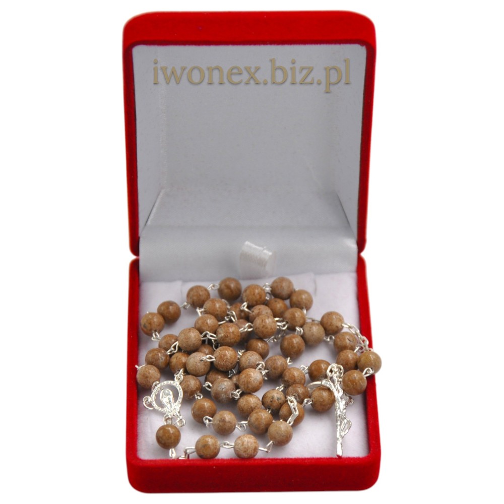 Różaniec opal biały na srebrze – duchowość w szlachetnej formie