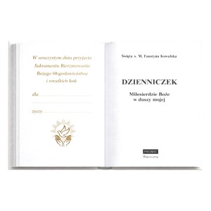Dzienniczek  św Faustyny – Miłosierdzie  Boże w Duszy Mojej Pamiżtka Z Okazji Sakramentu Bierzmowania