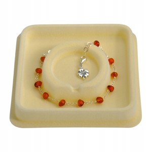 Srebrna Bransoletka z Koniczynką – Symbol Miłości i Szczęścia