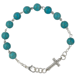 Bransoletka Różaniec Turkus