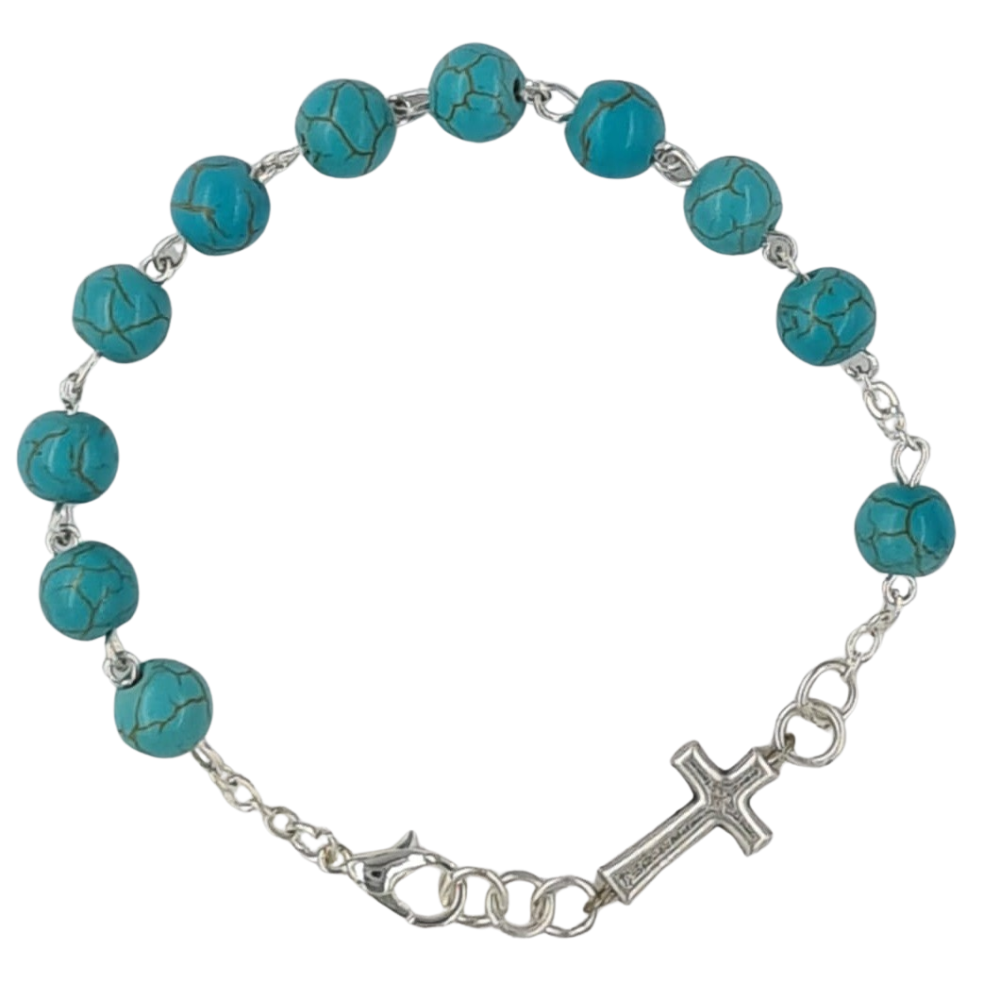 Bransoletka Różaniec Turkus