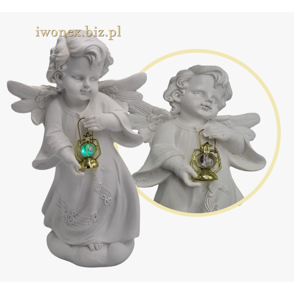 Aniołek figurka z latarenką LED - WSPANIAŁY PREZENT Aniołek figurka z latarenką LED - WSPANIAŁY PREZENT