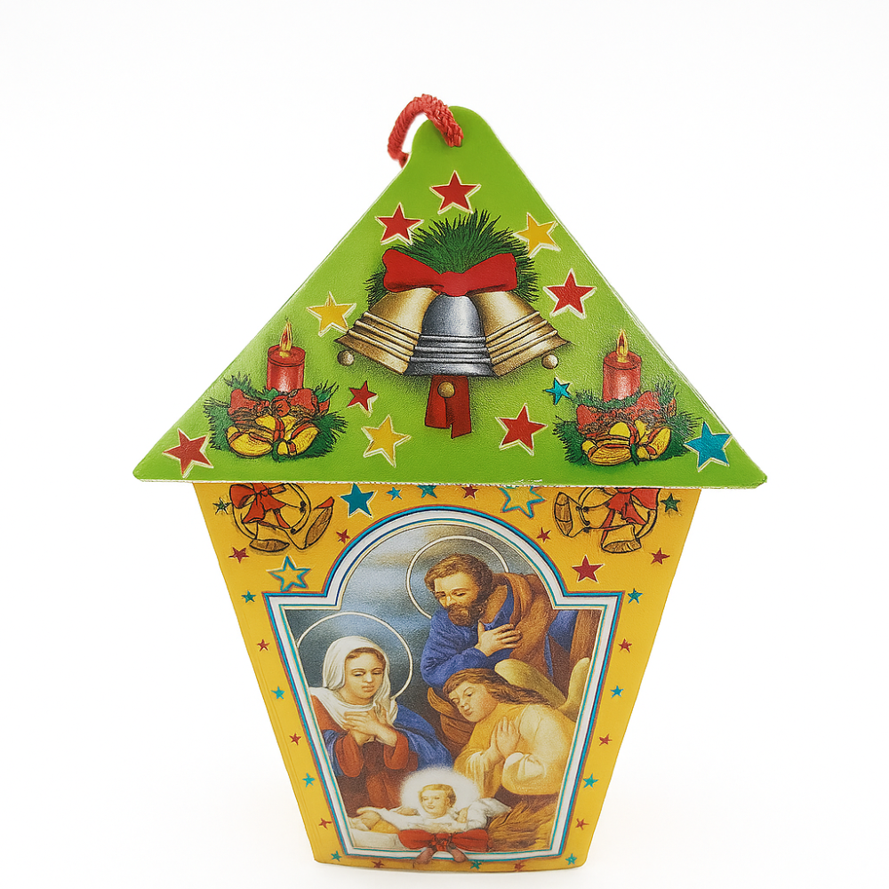 "Lampion Adwentowy Niebieski - Symbol Światła i Nadziei w Okresie Adwentu"