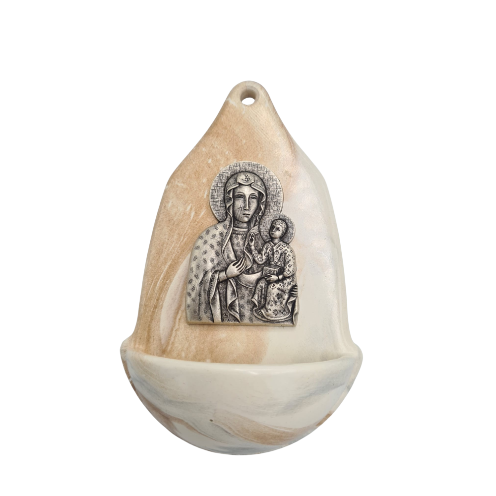 Kropielnica marmurkowa z wizerunkiem MATKI BOŻEJ - Iwonex.biz.pl Kropielnica marmurkowa z wizerunkiem MATKI BOŻEJ - Iwonex.biz.pl