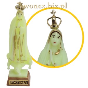 Figurka Mrki Bożej Fatimskiej Fluorescencyjna