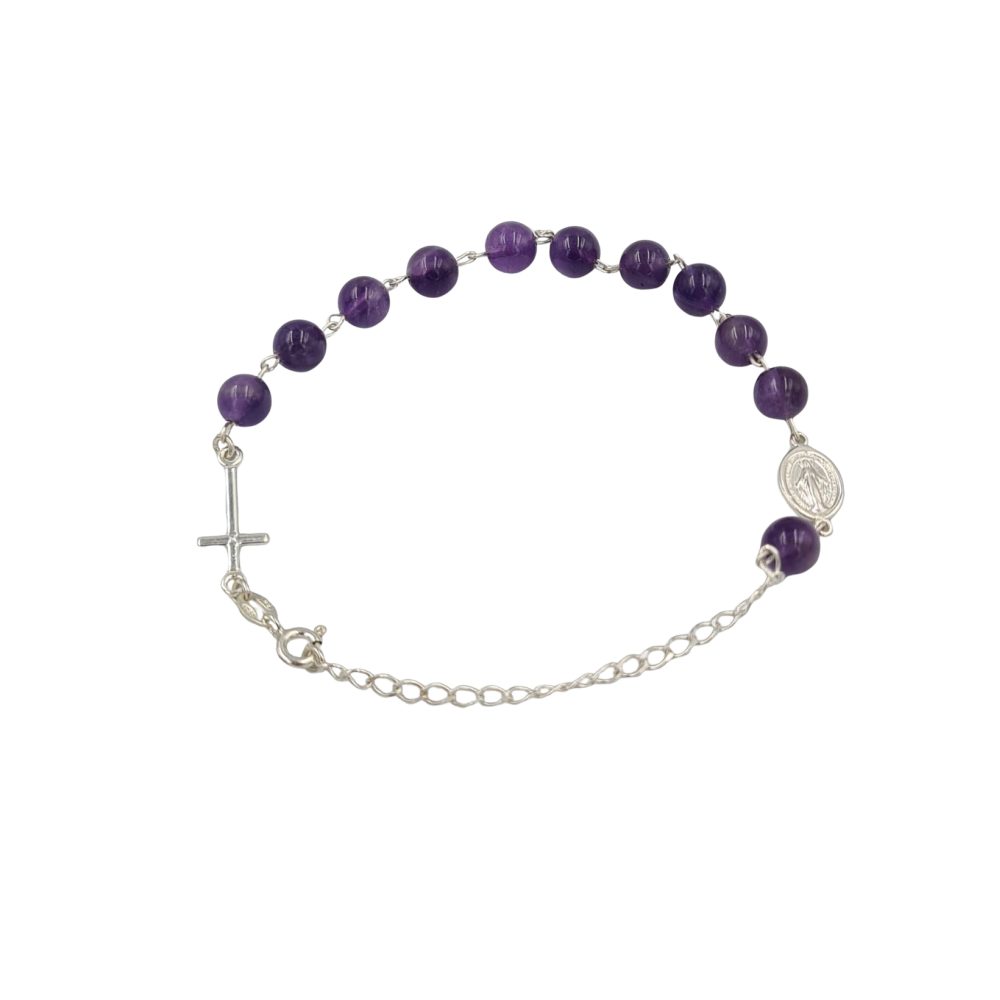 Bransoletka srebrna z ametystu– elegancja i styl Bransoletka srebrna z ametystu– elegancja i styl