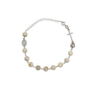 Bransoletka z opal białyi srebrem – elegancja i styl