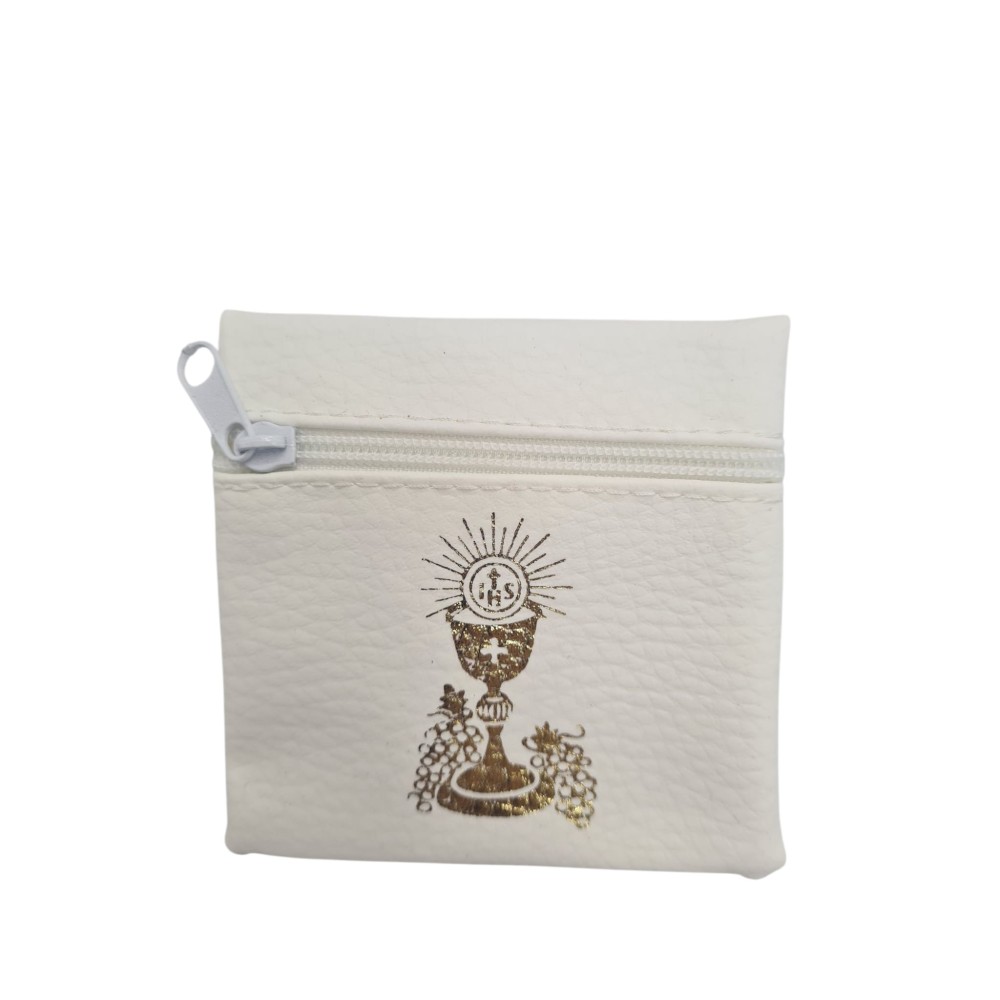 Etui na Zamek Białe z Motywen Eucharystycznym Etui na Zamek Białe z Motywen Eucharystycznym