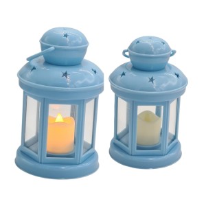 LAMPION ADWENTOWY NIEBIESKI - RORATNI