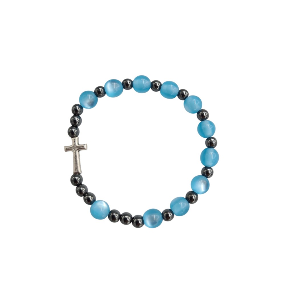 Bransoletka Różaniec na Gumce – Elegancka i Praktyczna Bransoletka Różaniec na Gumce – Elegancka i Praktyczna