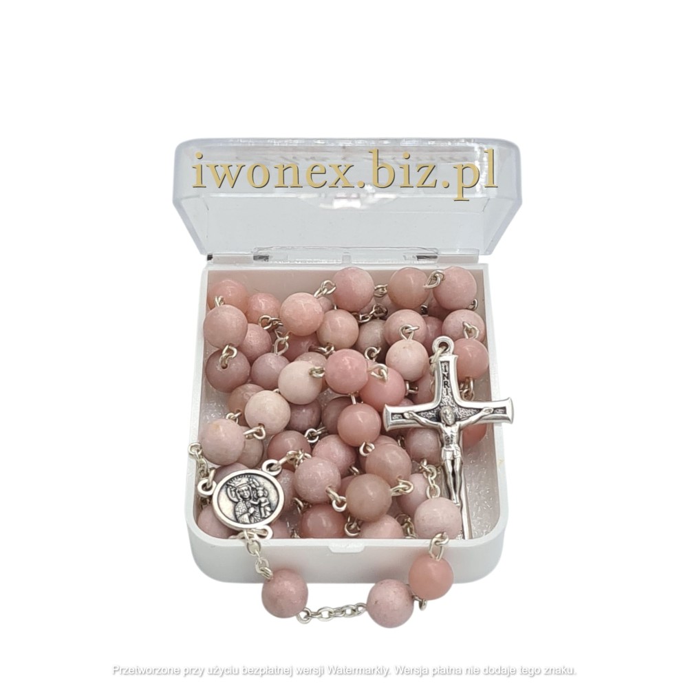 Różaniec z opalu różowego – modlitwa i łaska Maryi Różaniec z opalu różowego – modlitwa i łaska Maryi