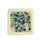 Różańce srebrne z kamieni naturaknych